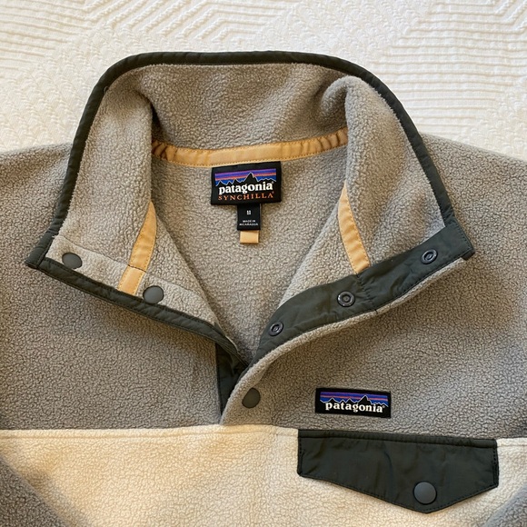 Patagonia Synchilla Fleece Snap T Pullover Jacket Womens M - Picture 4 of 4
